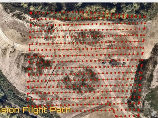 2D Orthomosaic flight path