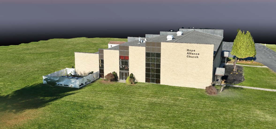 Image of a 3D Photogrammetry Church