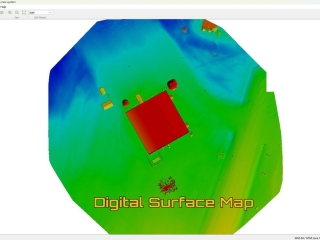 2D Digital Surface Map Image