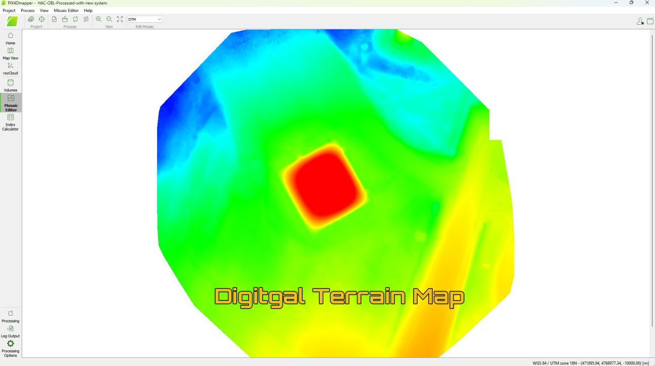 Digital Terrain Model Image