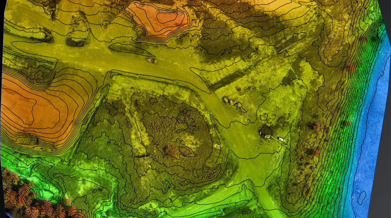 Ortho-DTM-Contour-lines-composite